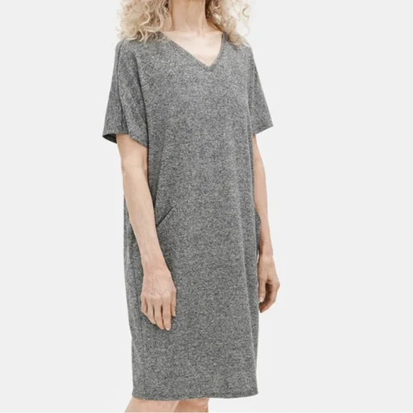 eileen fisher hemp cotton dress Organic Cotton Hemp Melange Dress Eileen Fisher Renew